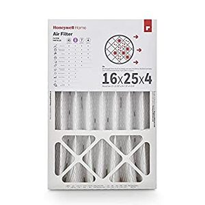 lot 46939 image: Honeywell Home 16x25x4 MERV 8, AC Furnace Air Filter, 1 PACK (CF408F1625-1PKAM)(Actual Dimensions 15.63 x 24.75 x 4.38 in.) 1 Filter (B098ZLDRZK)