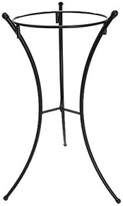 lot 47345 image: Ferrisland Garden Metal Stand for Glass Gazing Ball Birdbath Bowl Flower pot Planter Stands Ring Holder Plant Iron Rack Home Office Shop Organizer Black 20 Height 8.1 Ring Diameter