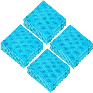 lot 47363 image: VEVOR Drainage Tiles Interlocking 25 Pack Blue, Outdoor Modular Interlocking Deck Tile 11.8x11.8x0.5 Inches, Dry Deck Tiles for Pool Shower Sauna Bathroom Deck Patio Garage