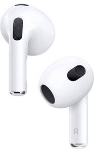 lot 31089 image: Apple AirPods (3rd Generation) Wireless Earbuds with MagSafe Charging Case. Spatial Audio, Sweat and Water Resistant, Up to 30 Hours of Battery Life. Bluetooth Headphones for iPhone