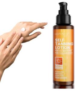 lot 31109 image: HOPEMATE Self Tanner, Natural Tan Lotion, Gradual Sunless Tanning, 3.4 Fl Oz