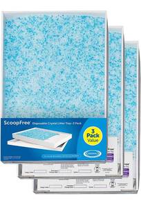 lot 32793 image: PetSafe ScoopFree Crystal Cat Litter Tray Refills - 3-Pack