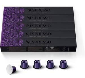 lot 32805 image: Nespresso Capsules OriginalLine, Ispirazione Arpeggio Intenso, Dark Roast Coffee, 50 Count Coffee Pods, Brews 1.35oz