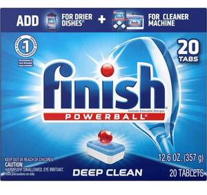 lot 32813 image: Finish All in 1 Powerball Fresh, 20ct, Dishwasher Detergent Tablets - Lot of 3