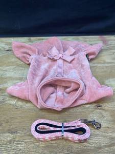 lot 36738 image: Fitwarm Dog Harness Dress with Leash Set Comfy Puppy Girl Skirt Doggy One-Piece with D Ring (Small)