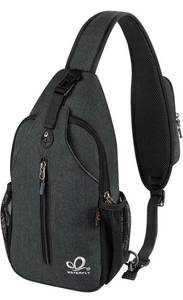 lot 31140 image: WATERFLY Crossbody Sling Backpack Sling Bag Travel Hiking Chest Bag Daypack