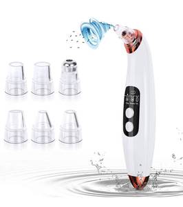 lot 31159 image: Blackhead Remover Pore Vacuum Cleaner-AMVOOM Upgraded Blackhead Acne Comedone Face Cleaning Tools Pimple Extractor Blackhead Removal Kit,6 Suction Probes and 3 Adjustable Suction Power for Facial Skin