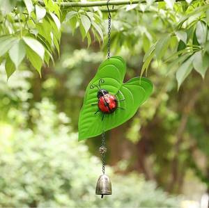 lot 31169 image: Lot of 2 Wind Bell,Wind Chimes Outdoor, 19 Inch Garden Wind Chimes for Patio and Terrace,Best Metal Musical Wind Chime Outdoor and Home Decoration,Metal Hanging Decor Garden Bells,Gift for Loved Mom Grandma