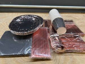 lot 32843 image: Party Utensils - Paper Plates, Straws, Cups & Napkins