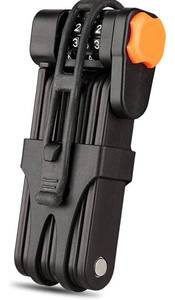 lot 32865 image: Mountain Bike Code Lock, Bicycle Code Lock, Folding Bike Lock with 4 Password Anti-Theft, 8 Sections Folded Bicycle Chain Lock for Bicycles, Electric Bicycles