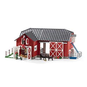 lot 31365 image: Schleich Farm World, Farm Toys for Boys and Girls Ages 3-8, 27-Piece Playset, Large Toy Barn with Farm Accessories