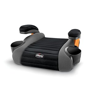 lot 31397 image: Chicco GoFit Backless Booster Car Seat, Travel Booster Seat for Car, Portable Car Booster Seat for children 40-110 lbs.  SharkBlackGrey