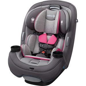 lot 46325 image: Safety 1st Grow and Go All-in-One Convertible Car Seat, Rear-facing 5-40 pounds, Forward-facing 22-65 pounds, and Belt-positioning booster 40-100 pounds, Everest Pink