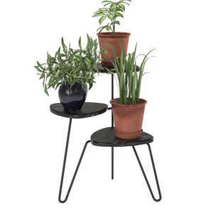 lot 46333 image: Athena Plant Stand Marble - Novogratz