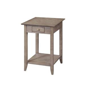 lot 46955 image: American Heritage 1 Drawer End Table with Shelf