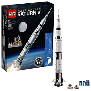 lot 46980 image: LEGO Ideas NASA Apollo Saturn V 21309    (Retails $119)  (USED--SOLD AS IS)