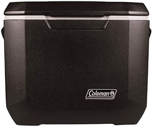 lot 47010 image: Coleman Rolling Cooler  50 Quart Xtreme 5 Day Cooler with Wheels  Wheeled Hard Cooler Keeps Ice Up to 5 Days, Black