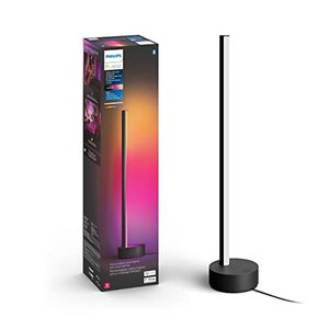 lot 47390 image: Philips Hue Gradient Signe Table Lamp, Compatible with Alexa, Apple HomeKit and Google Assistant, Black