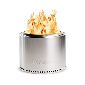 lot 47393 image: Solo Stove Bonfire Fire Pit - Smokeless Large 19.5 Inch Stainless Steel Outdoor Firepit  Portable Backyard Natural Wood Burning Firebowl  No Gas or Propane Required