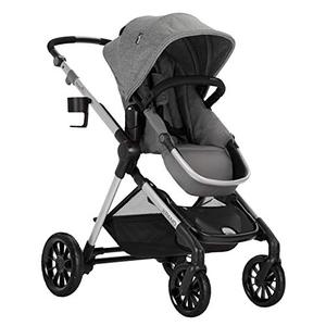 lot 47400 image: Evenflo Pivot Xpand Modular Stroller, Baby Stroller, Converts to Double Stroller, 4 Modes, Durable Construction, Extra-Large Storage Basket, Compact Folding Design, 55-lb Capacity, Percheron Gray