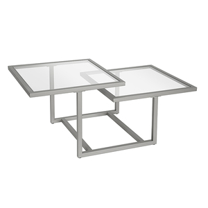 lot 47429 image: Camden&Wells - Amalie Two-Tier Coffee Table - Nickel
