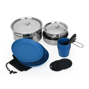 lot 1279 image: Ozark Trail 22-Piece Cook And Eat Set With Mesh Carrying Bag