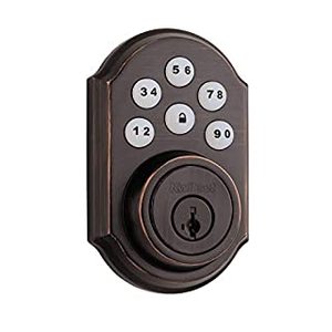 lot 1306 image: Kwikset Smartcode in Venetian Bronze