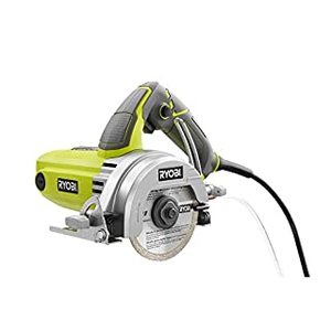 lot 1323 image: Ryobi Tile Saw 4 Inch Wet Diamond Blade Ceramic Floor Inatallation Power Tool