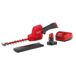 lot 1327 image: Milwaukee 12-Volt Lithium-Ion Brushless Cordless Hedge Trimmer Kit w Battery &amp Charger