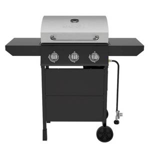 lot 1359 image: Nexgrill 3-Burner Stainless Steel Gas Grill
