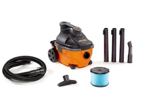 lot 1322 image: RIDGID 15L (4 Gal.) 5.0 Peak HP Portable WetDry Shop Vacuum