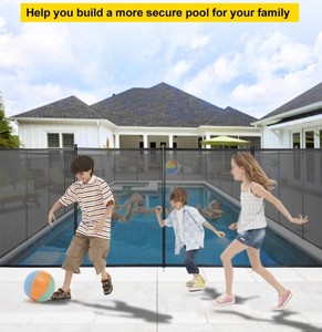 lot 1341 image: VEVOR&nbsp Grid Fabric Removable DIY Pool Fencing