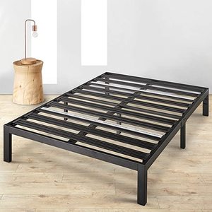 lot 1394 image: Mellow Rocky Base King Metal Platform Bed