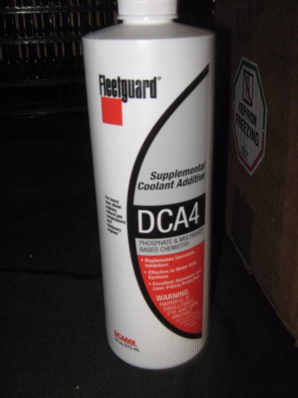 Fleetguard DCA4 Supplemental Coolant Additive (9) 16 oz. bottles The