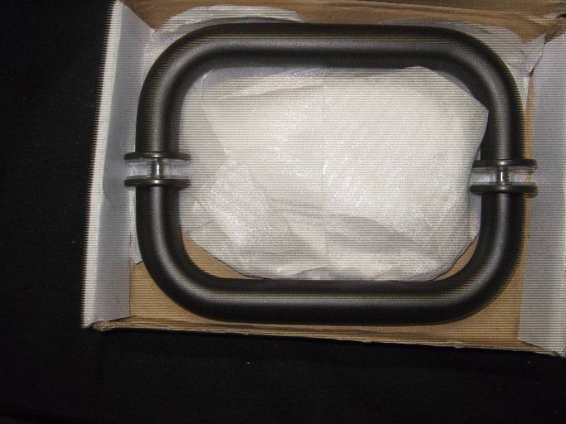 (1) pair Alumax shower door handles BTB ORB 6" The Resale Stand