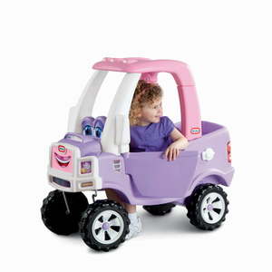 lot 75503 image: Little Tikes Princess Cozy Truck Ride-On, Pink Truck