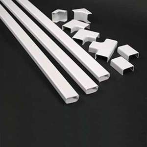 lot 75511 image: Wiremold Cable Management Kit, CordMate III, Cord Organizer and Hider, Cord Cover, Concealer, and Protector for Wall, High Capacity, C310 (B00P4TN14E)