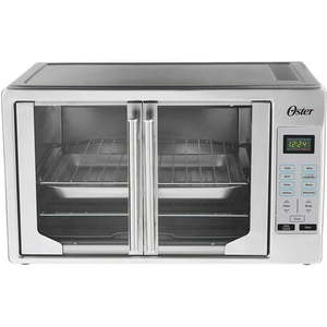 lot 75524 image: Oster TSSTTVFDDG-B French Door Toaster Oven Extra Large Black
