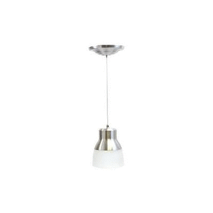 lot 75576 image: Glass Pendant Light Nickel IR
