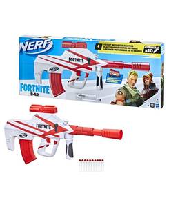 lot 75586 image: Nerf Fortnite B-ar Motorized Dart Blaster