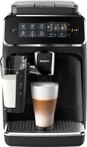 lot 75597 image: Philips 3200 Series Fully Automatic Espresso Machine w LatteGo, Black - Black