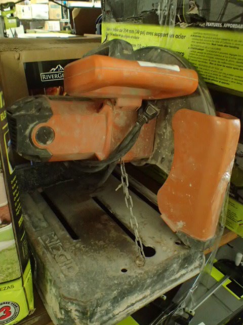 Ridgid Abraisive Metal or Stone Chop Saw | December Warehouse Tools and