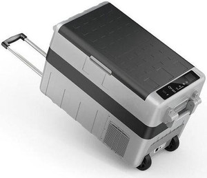 lot 30839 image: 5040L AC DC1224V Alpicool Car Refrigerator Portable Camping Picnic Outdoor Mini Fridge Cooler Box Deep Freezer Travel Home   (Retails $1,503.99)