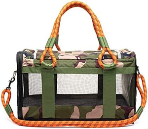 lot 46003 image: ROVERLUND Airline Compliant Pet Carrier, Travel Bag & Car Seat, Includes Bonus Leash, Stylish and Durable