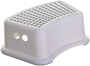 lot 46009 image: Dreambaby Step Stool Grey Dots, Toddler Potty Training Aid with Non Slip Base, Model L673