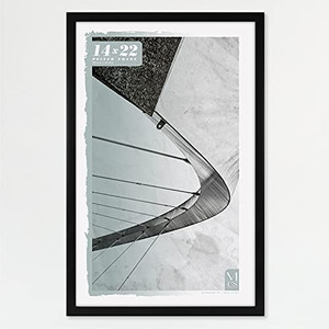 lot 46010 image: MCS Gallery Foundation Poster Frame, Black   (14 x 22 in)