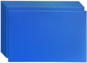 lot 46016 image: Pack Blank Yard Signs, Blue Corrugated Plastic Sheets for Garage Sales, Open House (24 x 36 Inches)