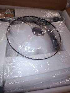 lot 46040 image: YLucky 4 Light ,Crystal Chandelier Modern Crystal Square Ceiling Lamps Flush Mount Pendant Light Fixtures L9.84 X W9.84 X H11.80,for Bedroom, Cloakroom