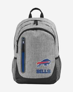 lot 47119 image: Buffalo Bills Heather Grey Bold Color Backpack