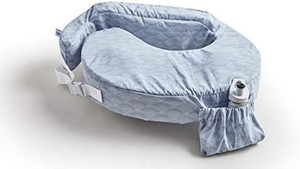 lot 47120 image: My Brest Friend Original Nursing Pillow For Breastfeeding, Nursing and Posture Support with Pocket and Removable Slipcover, Horizon